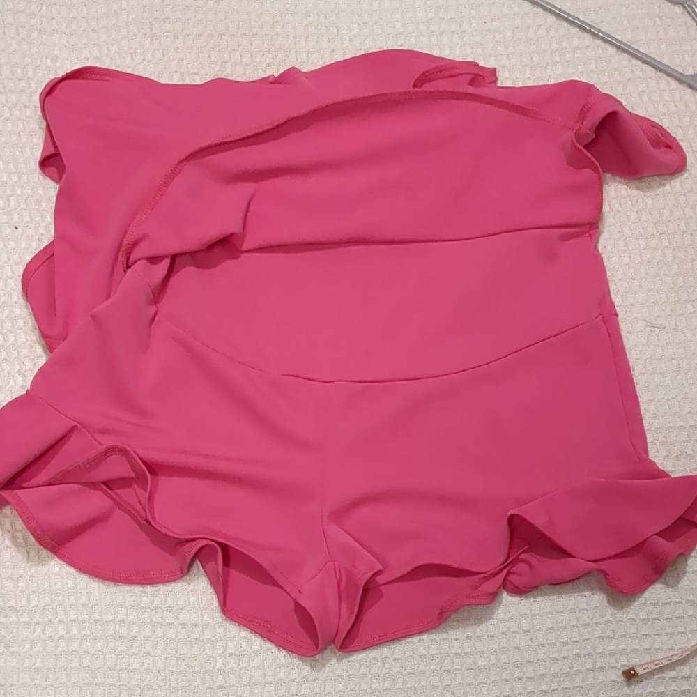 Pink Ruffled Skort - Picture 2 of 4